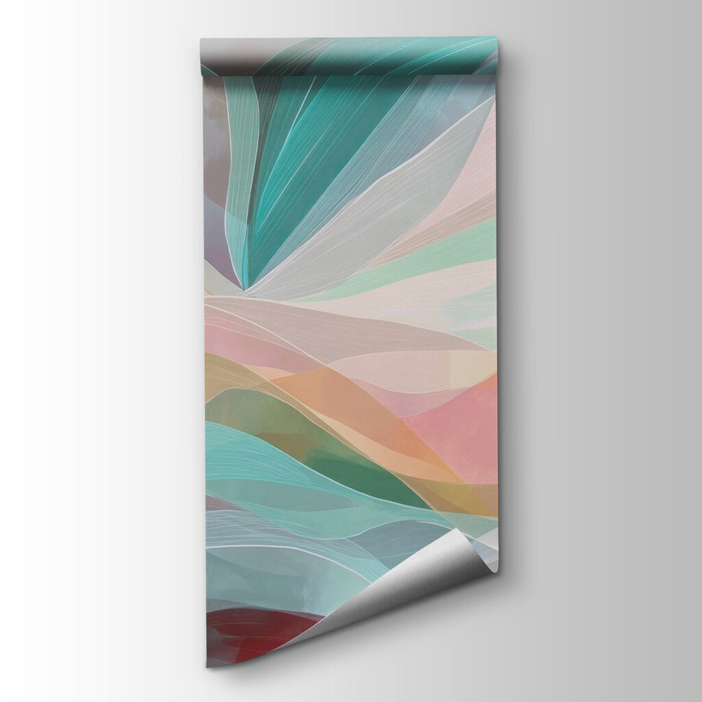 Colorful swirly lines