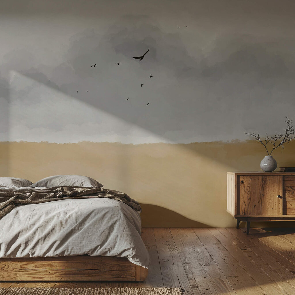 Bird flying in the sky