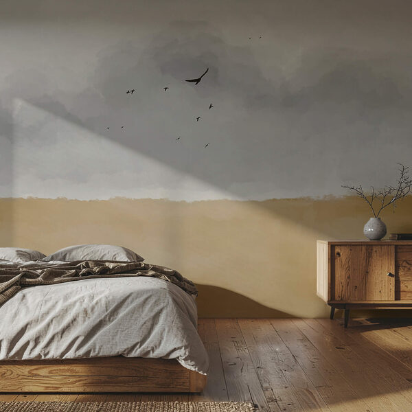 Bird flying in the sky