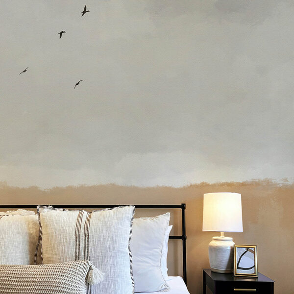 Bird flying in the sky