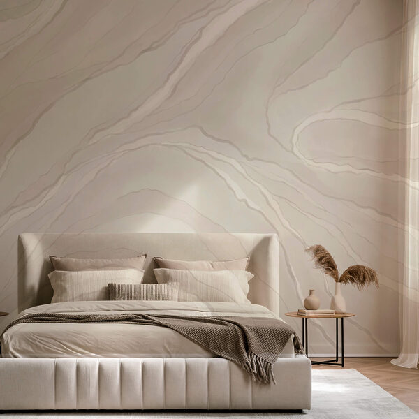 Wall murals Wall murals White and gray surface with lines (SKU: t00394)