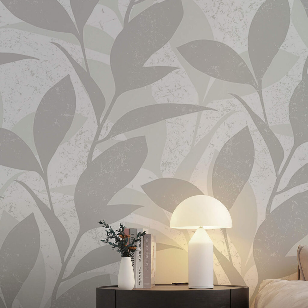 Pattern of leaves on a white background Pattern of leaves on a white background