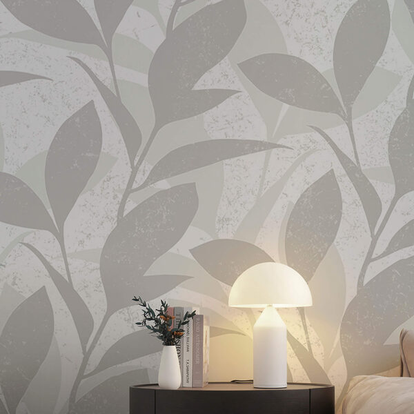 Pattern of leaves on a white background Pattern of leaves on a white background