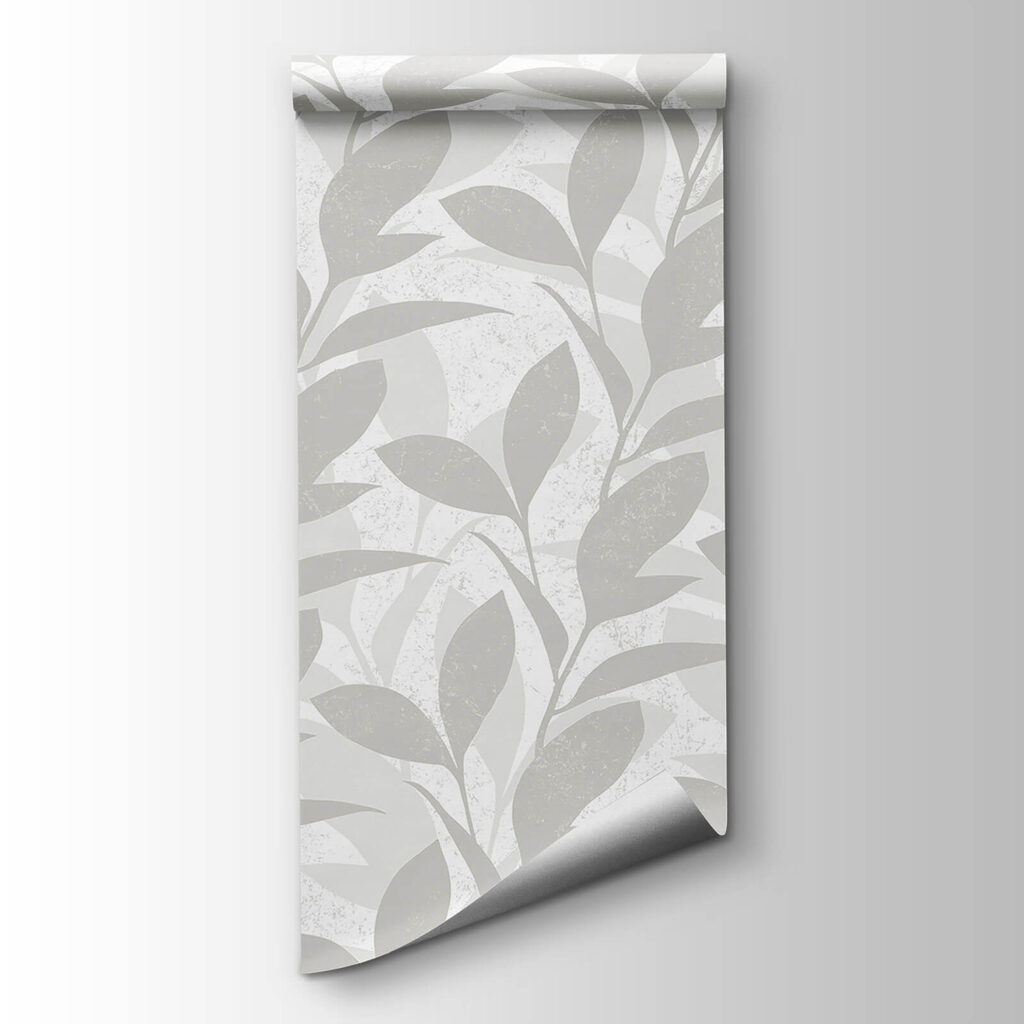 Pattern of leaves on a white background Pattern of leaves on a white background