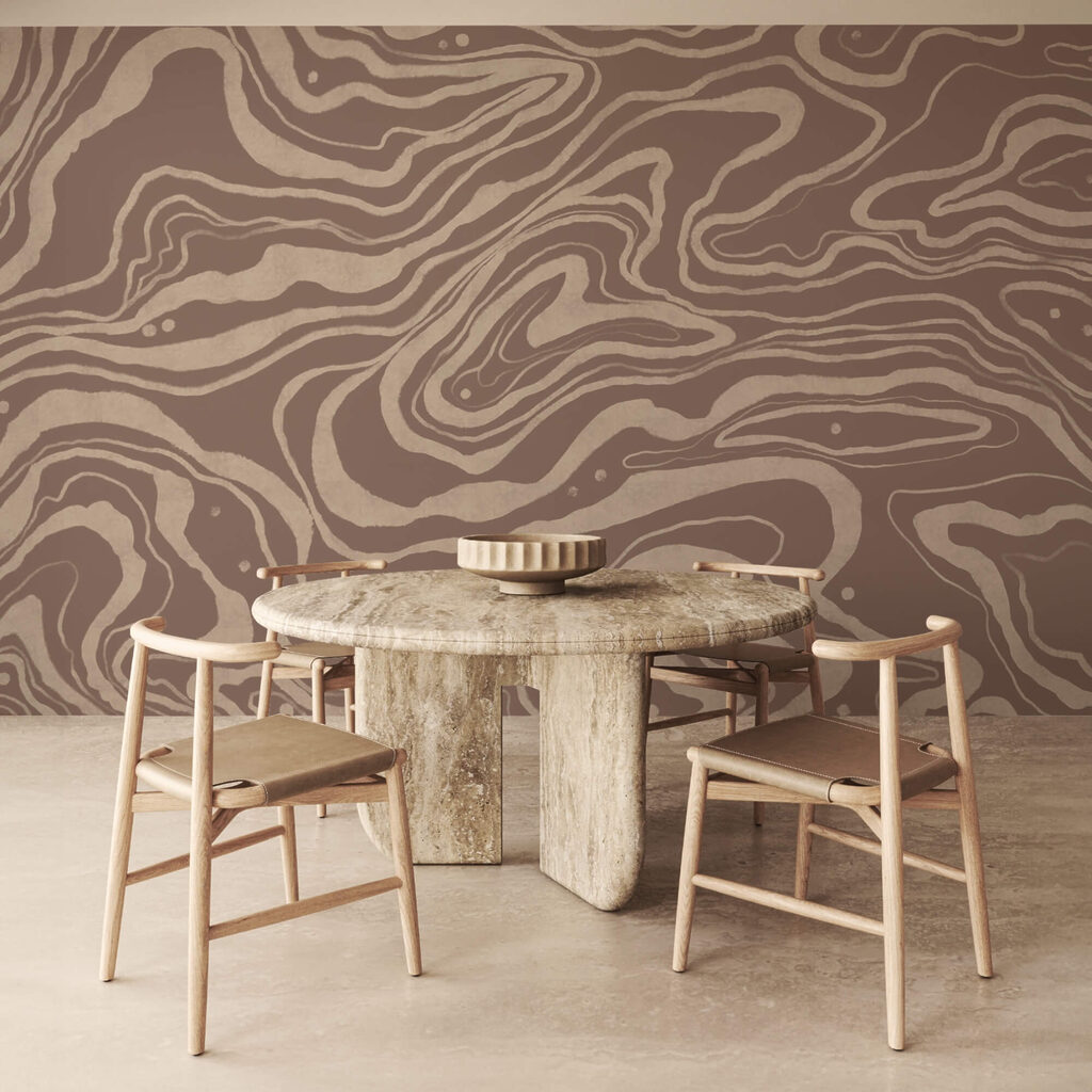 Brown and white pattern