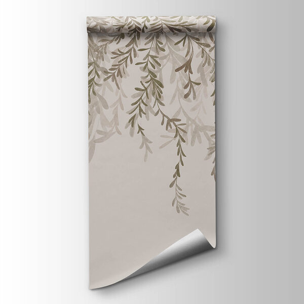 Delicate leaves in soft hues