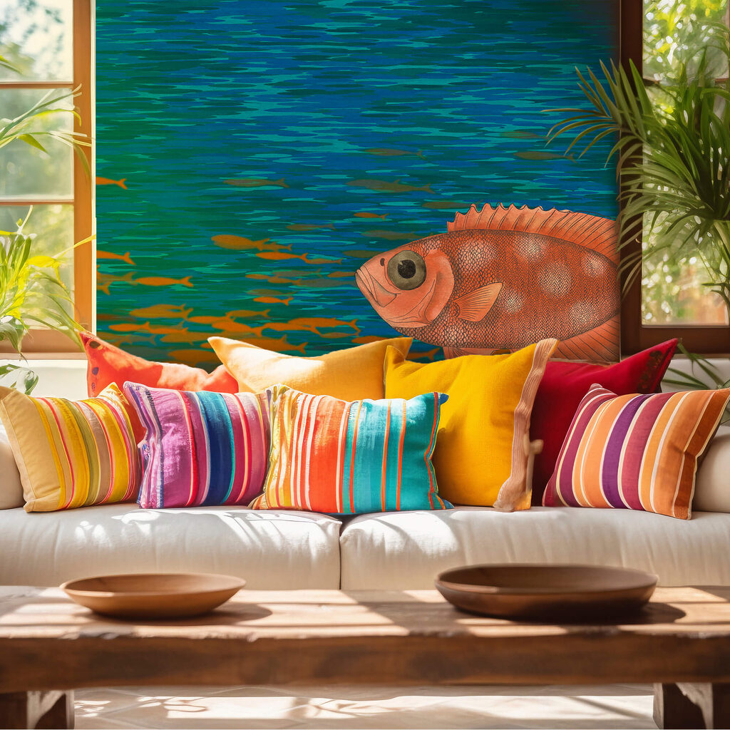 Fish swimming in the water