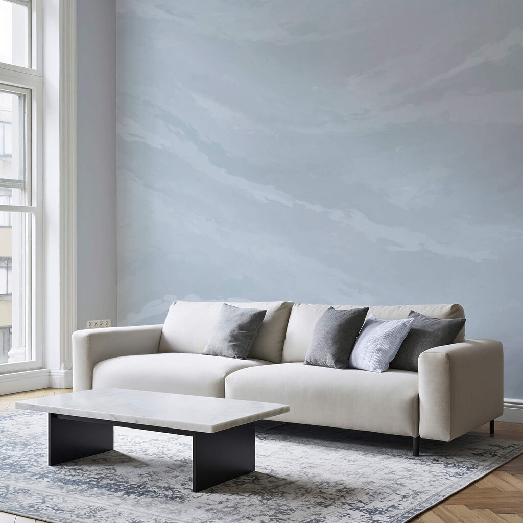 White and grey background