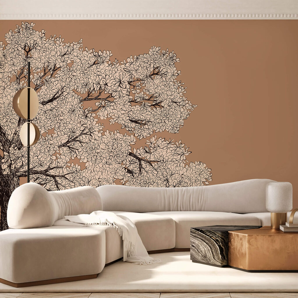 Tree with white flowers Tree with white flowers