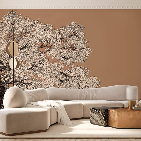 Tree with white flowers Tree with white flowers