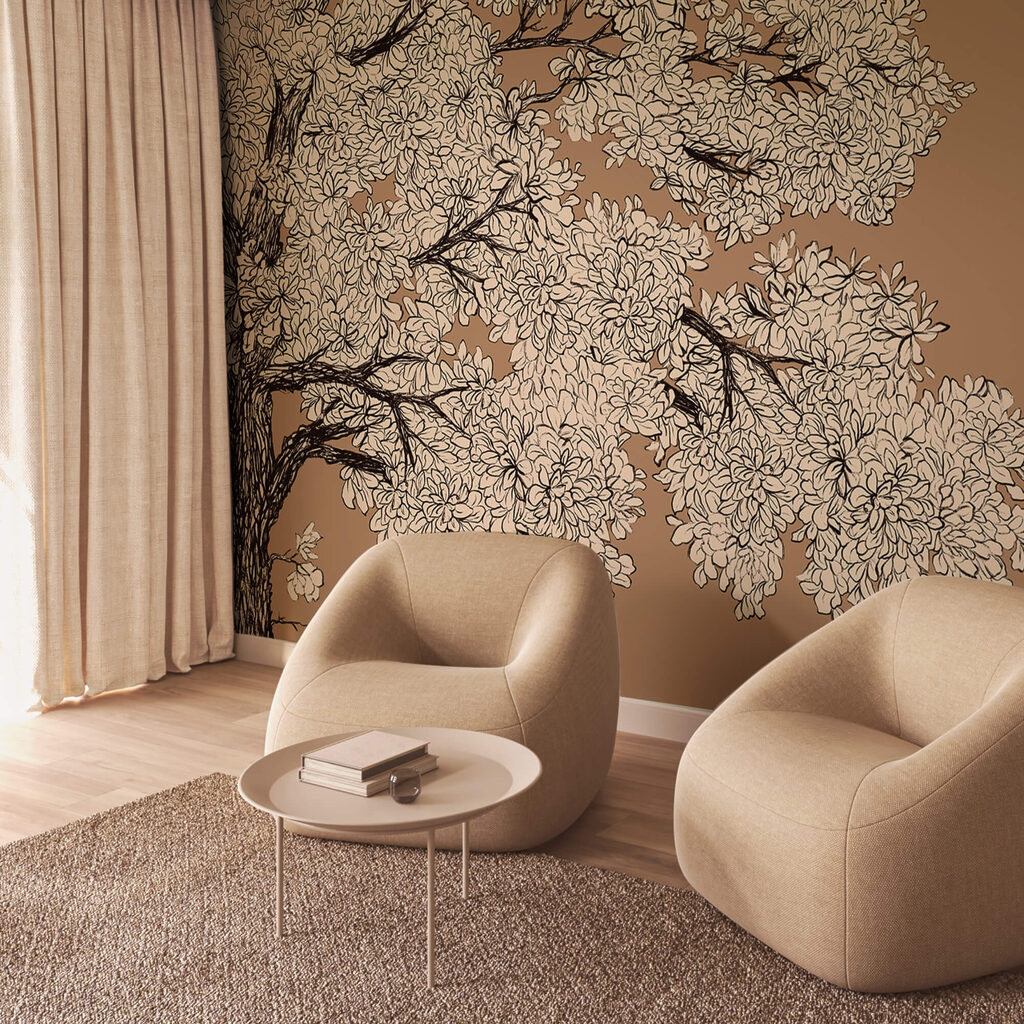 Tree with white flowers Tree with white flowers