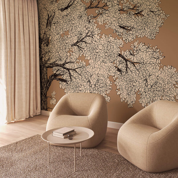 Tree with white flowers Tree with white flowers