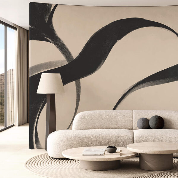 Black and white image of waves Black and white image of waves