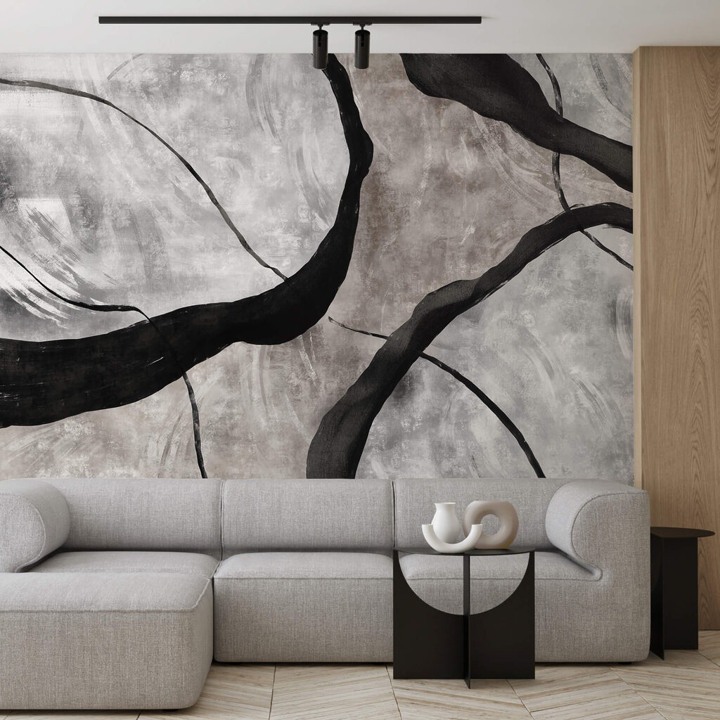 Black and white painting
