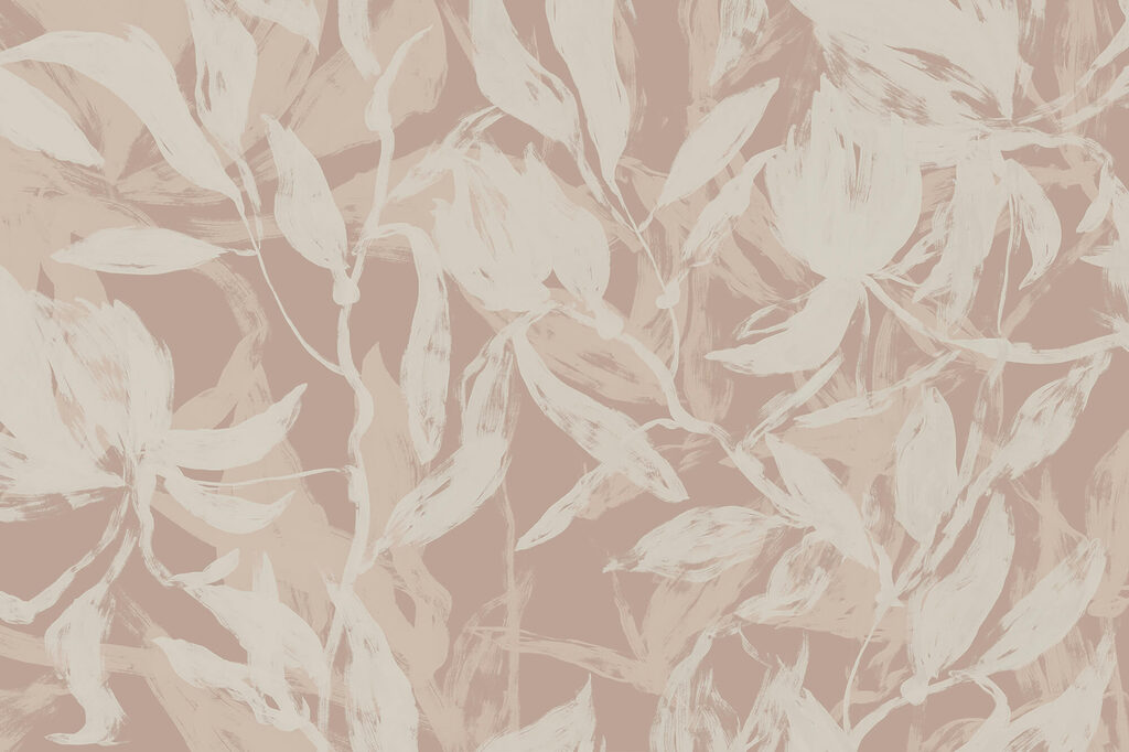 Delicate leaves on soft background