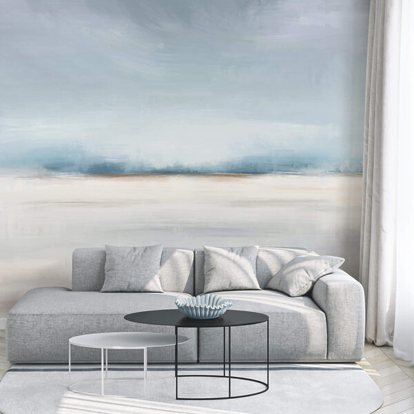 Landscape with a cloudy sky