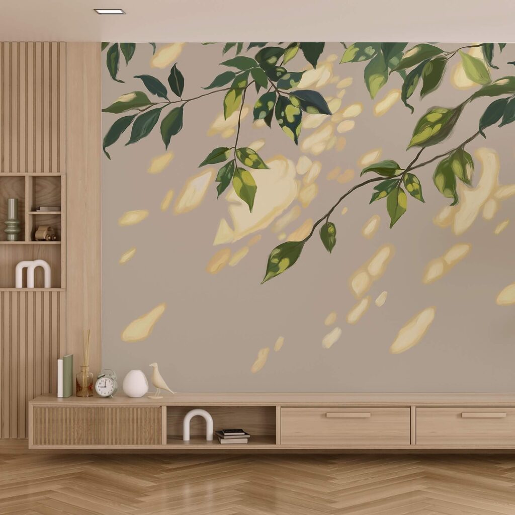 Branch with leaves on it Branch with leaves on it