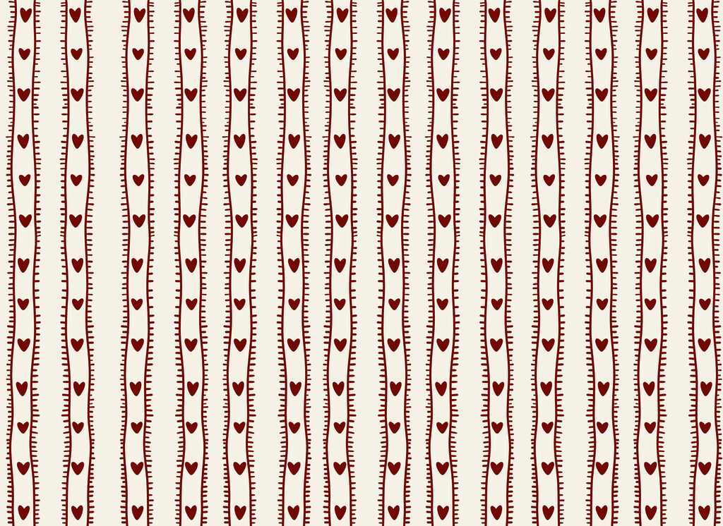 Red and white pattern