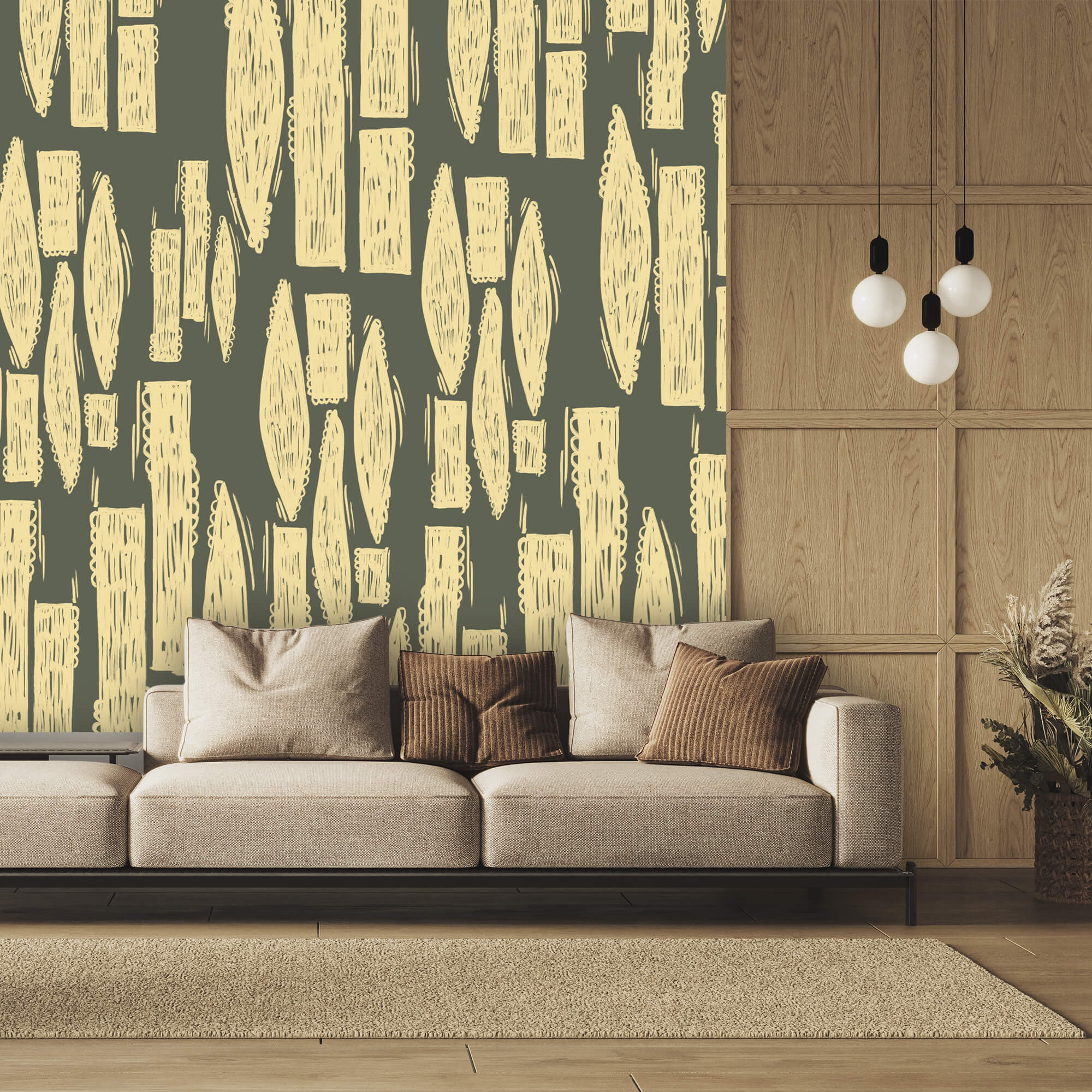 Pattern of rectangles and lines Pattern of rectangles and lines