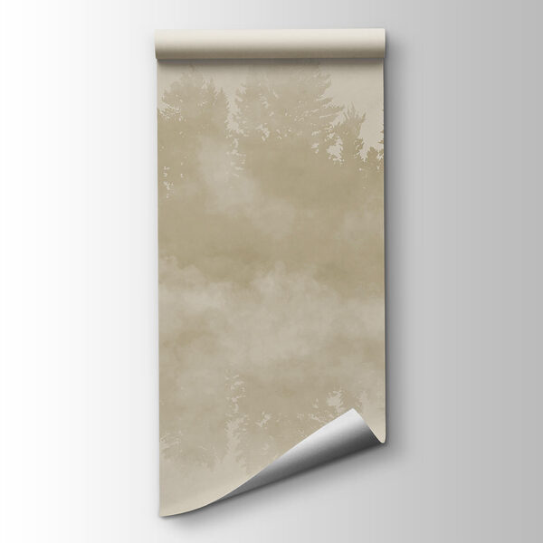 Cloud of smoke and trees