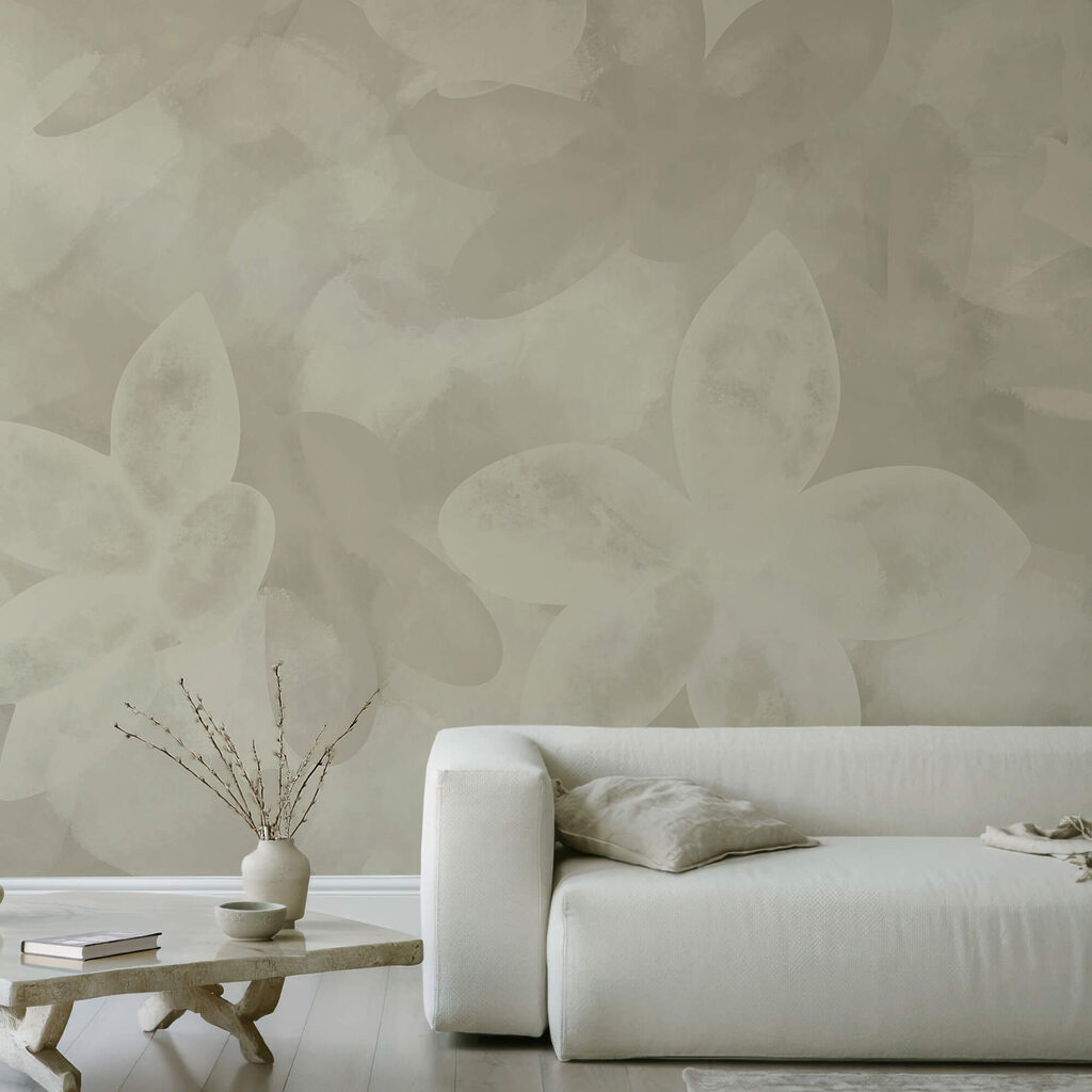 White flower pattern