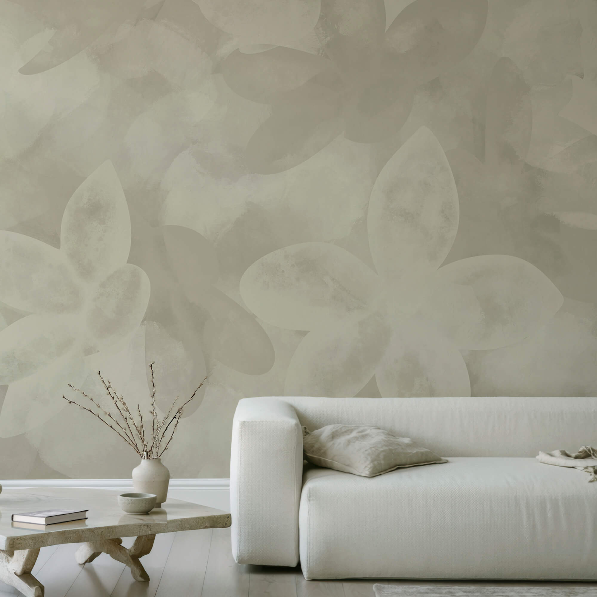 White flower pattern