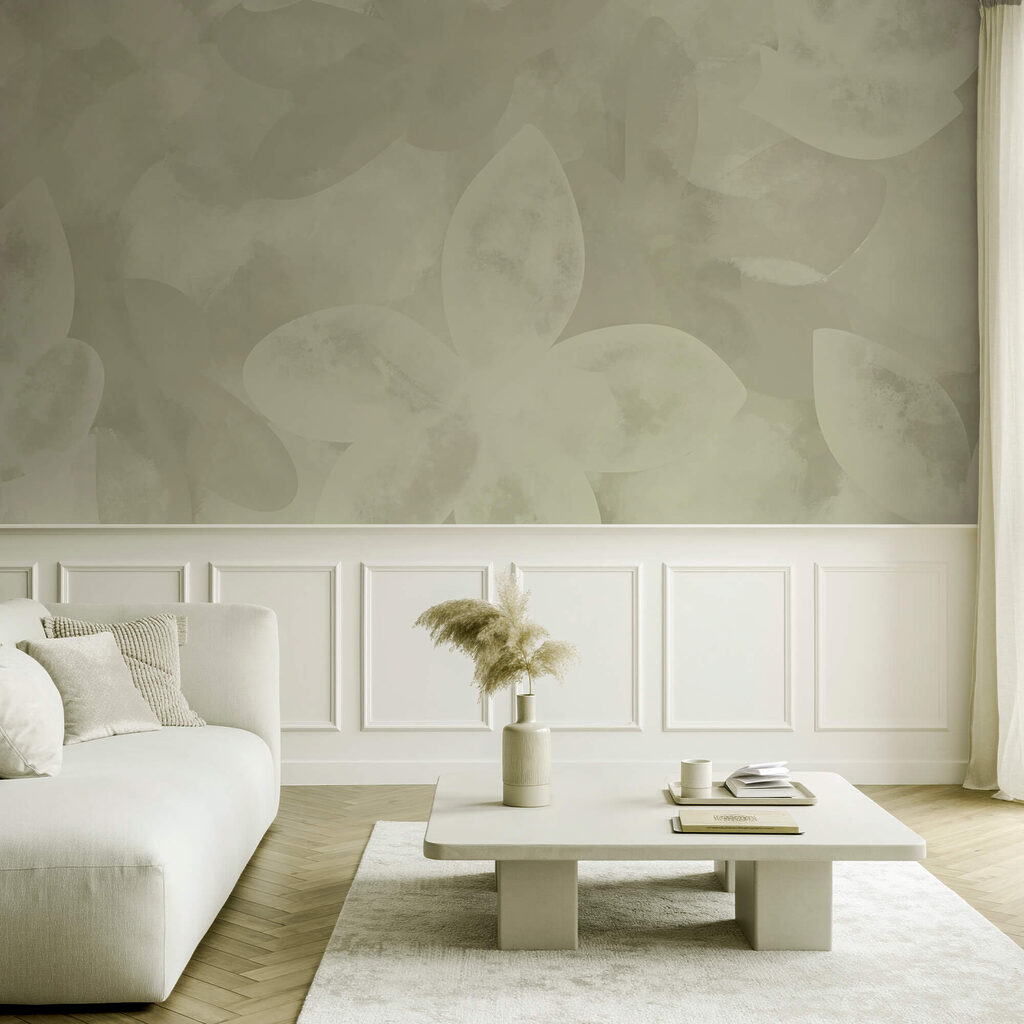 White flower pattern