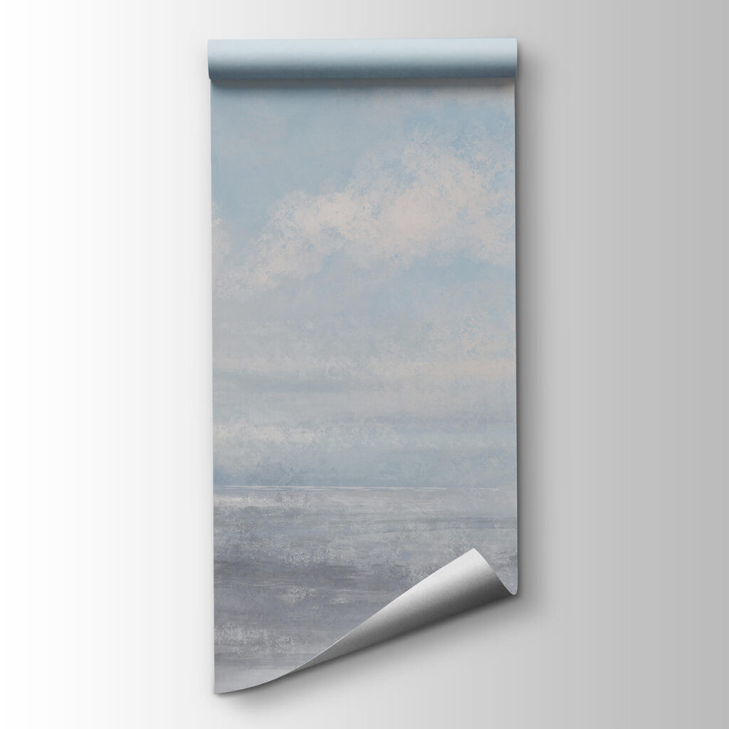 Landscape with a cloudy sky