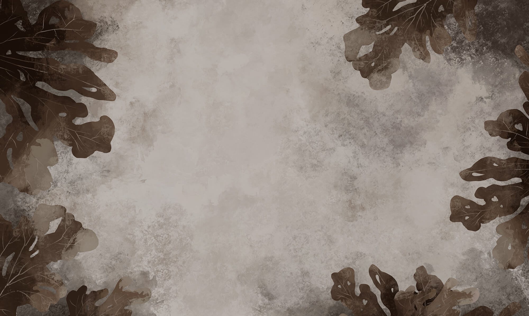 Brown leaves on a white surface Brown leaves on a white surface