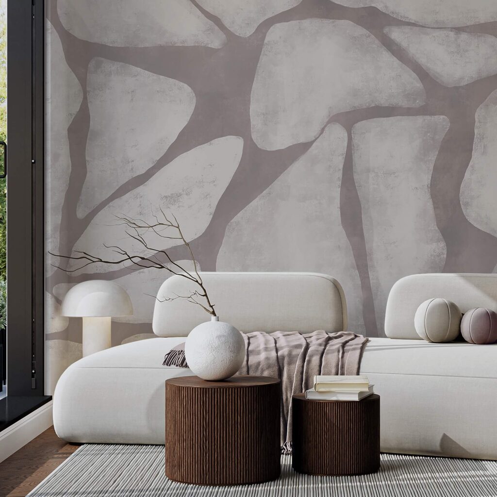 Grey and white rock wall