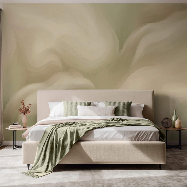 Soft, flowing abstract in light tones
