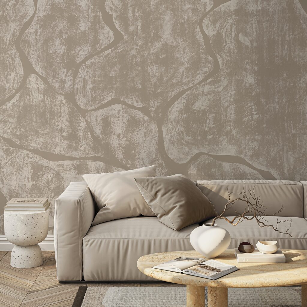Organic pattern in muted tones