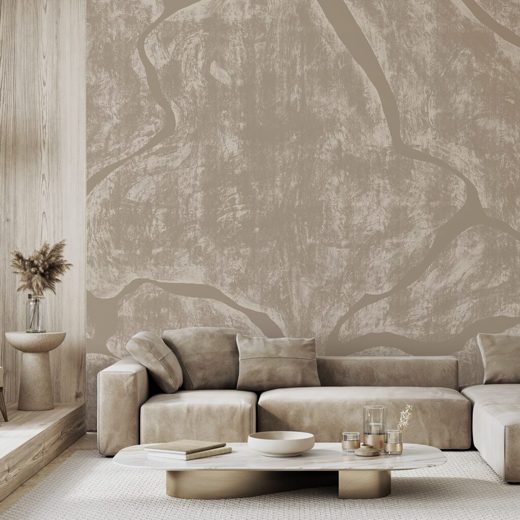 Organic pattern in muted tones