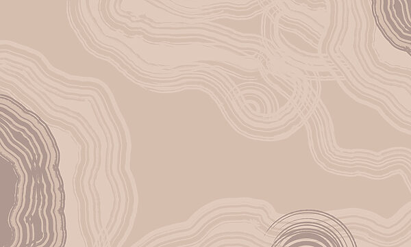 Fluid lines in soft earth tones