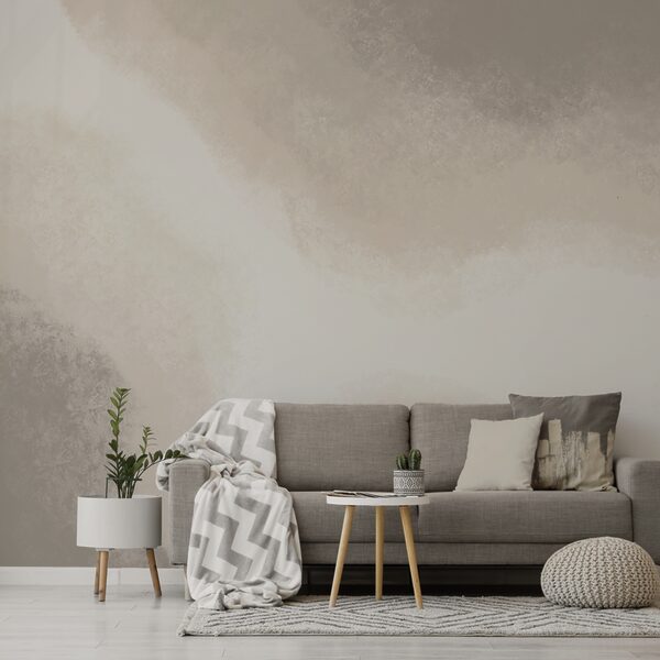 Wall mural White and grey background