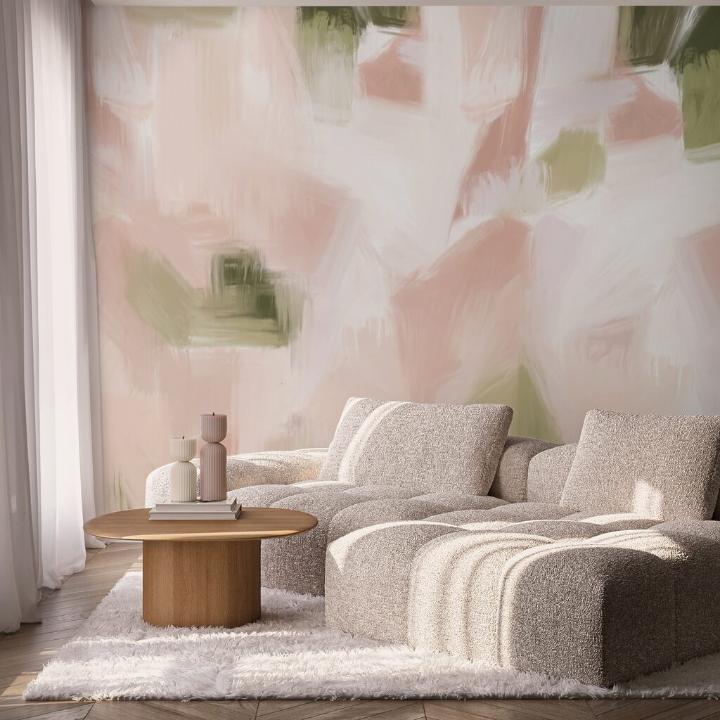 Abstract hues in soft pastel tones Abstract hues in soft pastel tones