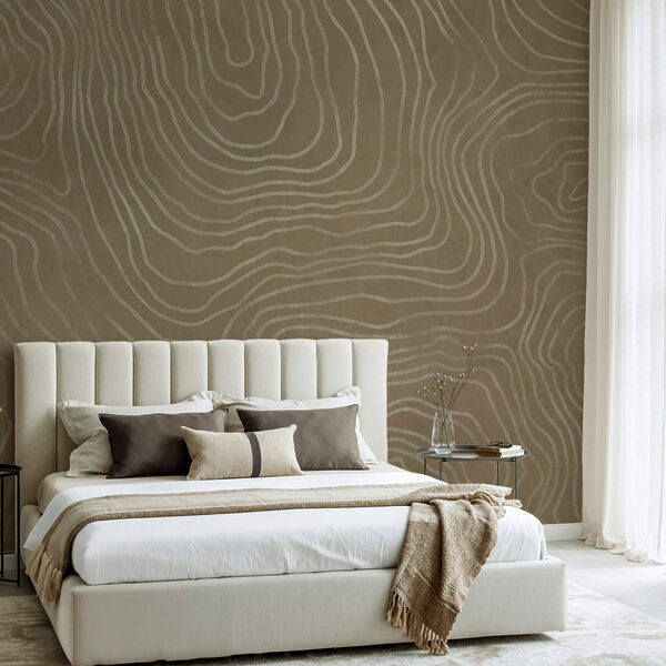 Brown surface with white lines