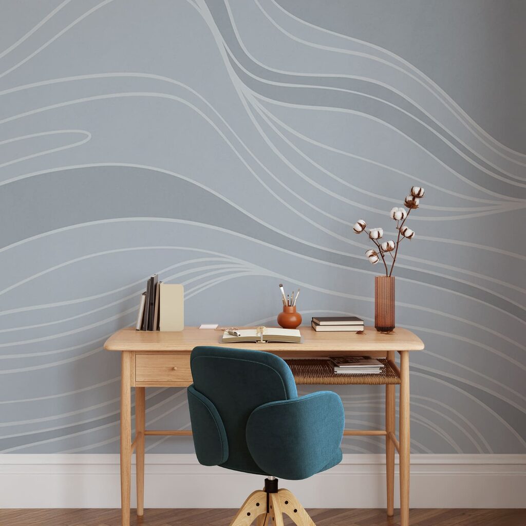 White lines on a gray background