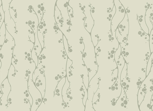 Pattern of vines and dots