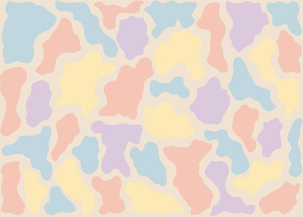Colorful pattern of spots