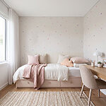 White background with small dots Wall mural White background with small dots