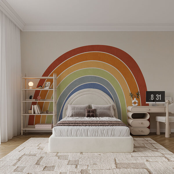 Rainbow on a white background Rainbow on a white background