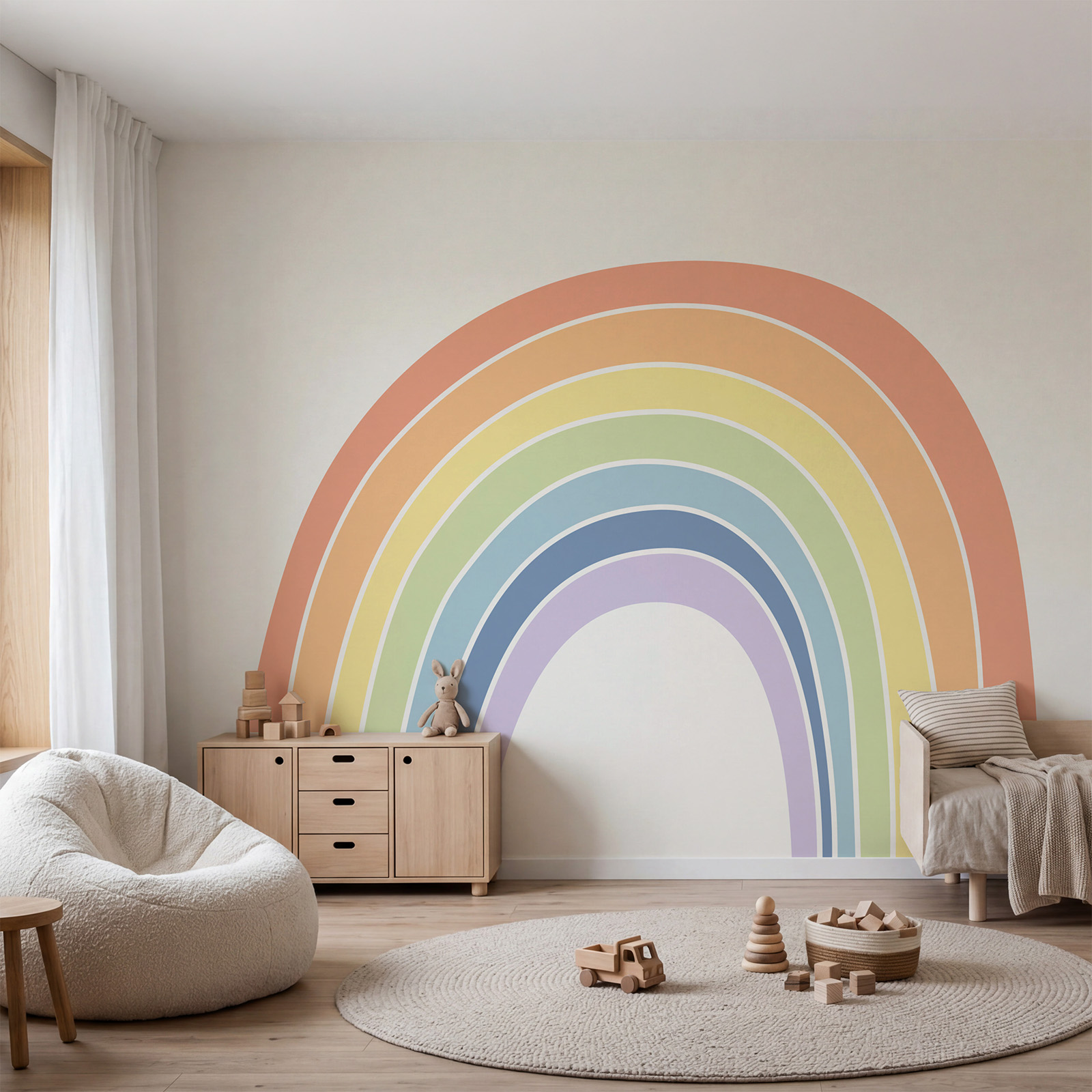 Rainbow on a white background Rainbow on a white background
