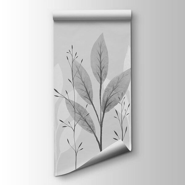 Elegant botanical monochrome design