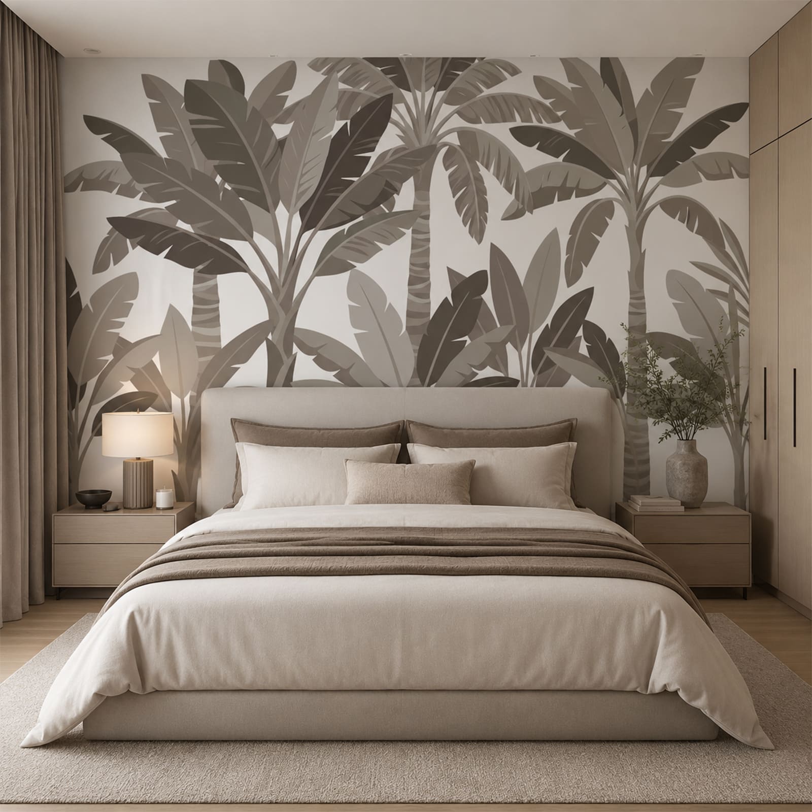 Group of palm trees
