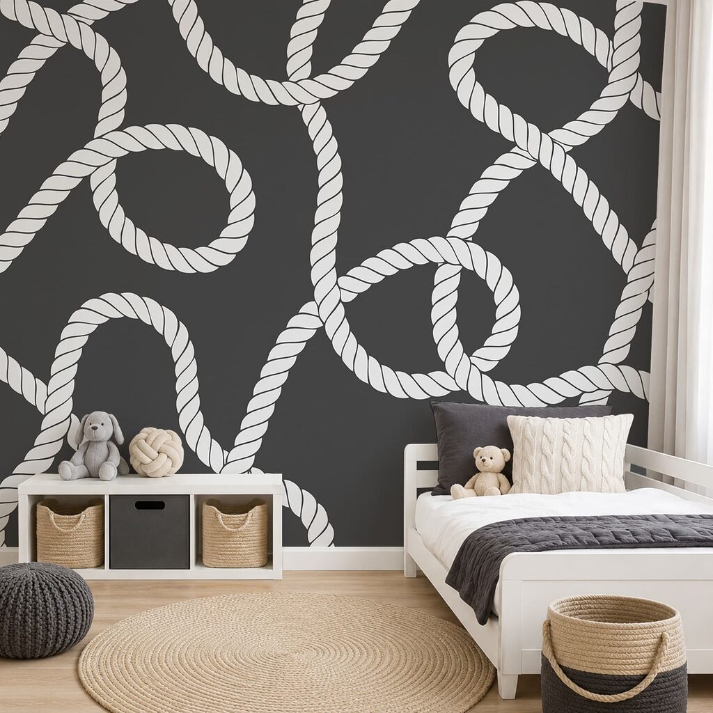 Pattern of white rope Pattern of white rope