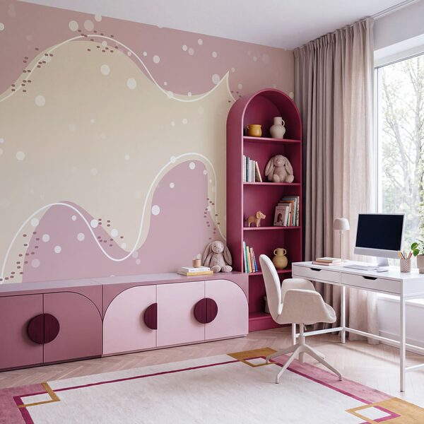 White and pink background White and pink background