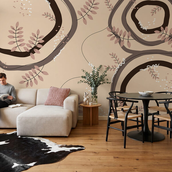 Natural patterns in soft tones