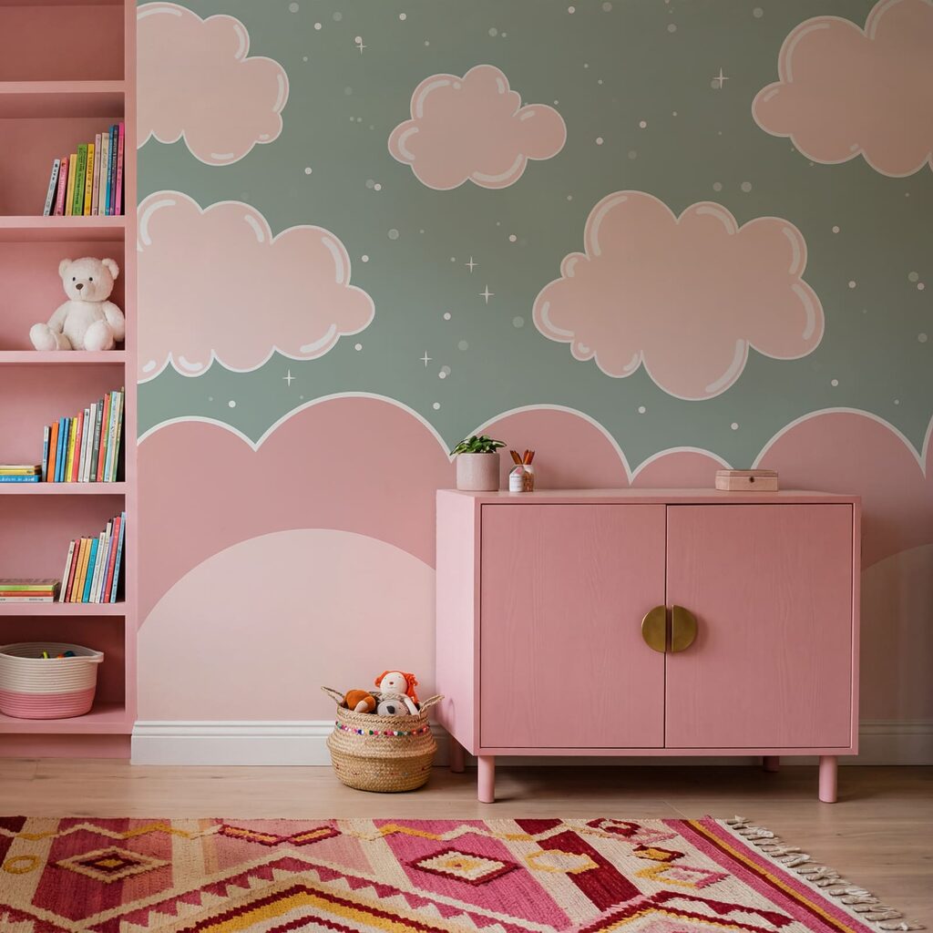 Pink clouds in the sky Pink clouds in the sky