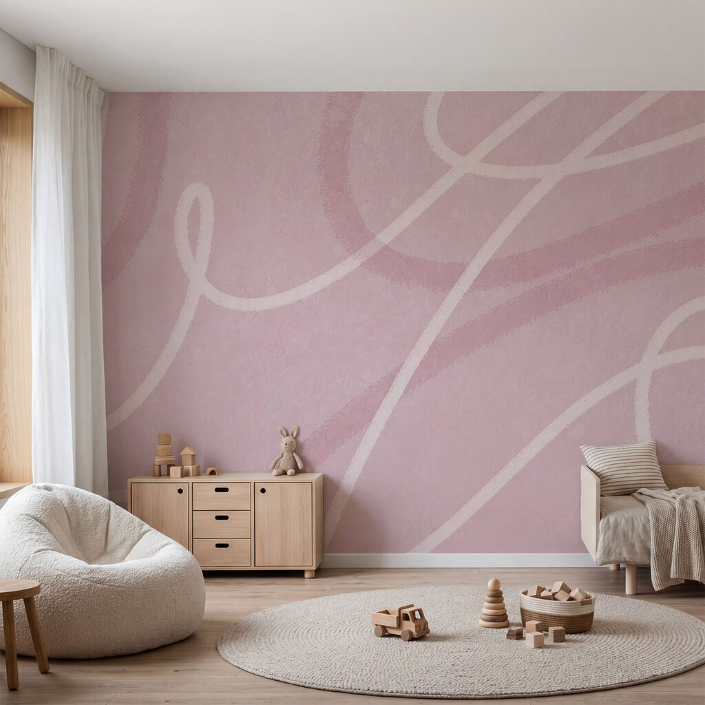 Pink and white background